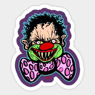 Creepy Evil Clown Sticker